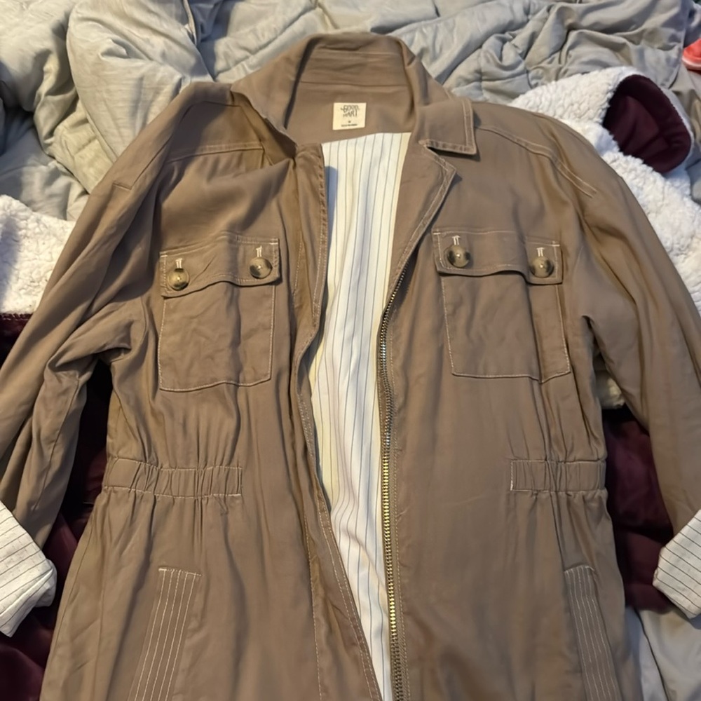 Tan GoodHart Matilda Jane Cargo Coat